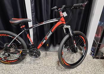 Rower MTB górski koło 24 cale hamulce tarczowe mechaniczne