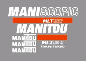 Naklejki oklejenie MANITOU MLT 632 Zamiennik