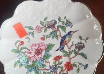 Konfiturówka - talerzyk. Aynsley Pembroke.  Z ptaszkiem na gałęzi. Made in