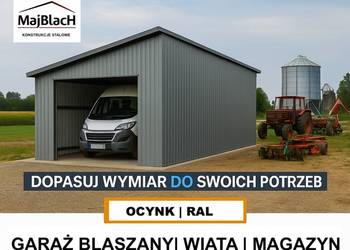 JEDNOSPADOWA Ocynkowana - Wiata /Hala / Garaż | PRODUCENT – Maj-BlacH