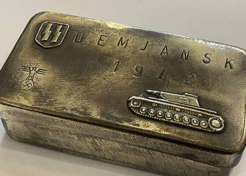 Niemiecki stalowy przybornik 1942 Demiańsk