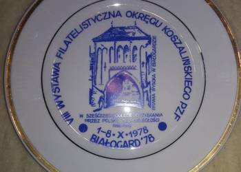 Talerz okolicznościowy Chodzież porcelana