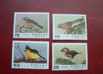 Tajwan 1990 MNH Mi. 1922/25 Fauna Ptaki  a