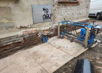 Izolacja osuszanie budynków. Cięcie metodą PRINZ