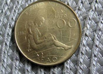 Włochy 200 Lirów 1980r---FAO