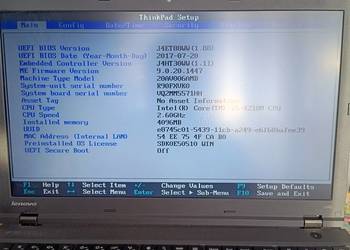 Lenovo ThinkPad l540 na czesci
