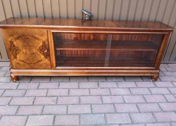 Komoda ART-DECO RTV Niska Orzech Zgrabna Stara Antyk Po Renowacji Okazja.