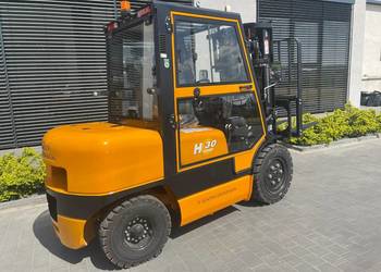 Wózek widłowy nowy, 2.5T, kabina, triplex, diesel