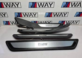 BMW 7 F01 LISTWY NAKŁADKI PROGOWE KOMPLET 8046290 8046289 7190969