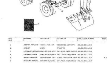 Atlas 1404, 1404 S143 katalog części zamiennych