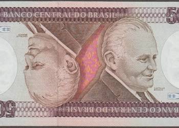 BRAZYLIA 5000 CRUZEIROS 1984 - STAN BANKOWY UNC