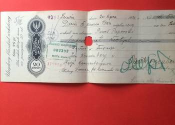 ( 1538 ) Weksel Wystawiony W Łomży 35