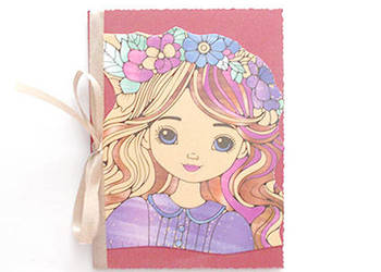 boho kartki bez życzeń, dziewczyna kartka, dziewczynka kartka okolicznościo