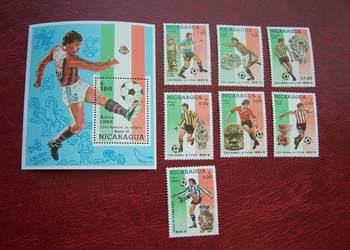 Nikaragua 1986 MNH Sport Piłka nożna MŚ Mexico 86 Nikaragua 1986 MNH Sport Piłka nożna MŚ Mexico 86