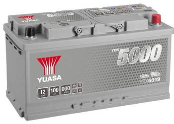 Akumulator YUASA YBX5019 100AH 900A PRAWY PLUS