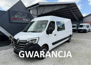 Renault Master max L3H2 7 osobowy brygadówka lift doka pełna opcja