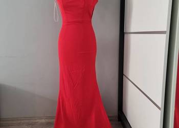 Maxi wieczorowa suknia z trenem Jarlo rozm.XS
