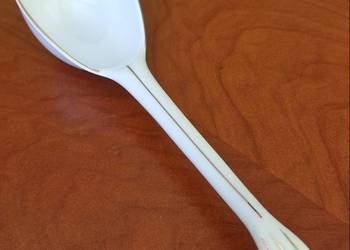 Łyżka wazowa Chodzież IWONA – Złota Linia B014 – Porcelana PRL / Vintage