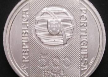 Portugalia 500 escudos 1996 - SREBRO - stan 1/2