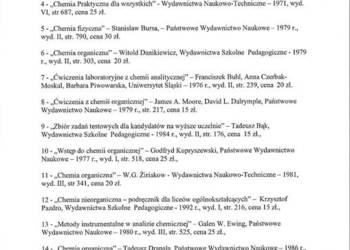 sprzedam książki do chemii