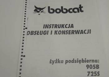 bobcat  instrukcja obsługi i konserwacji łyżki pdsiebirnej