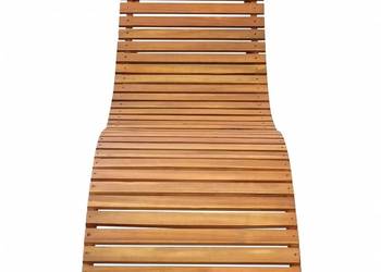 vidaXL Leżak, lite drewno akacjowe, brązowy(SKU:46650)