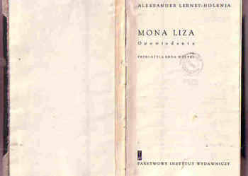 (4180) MONA LIZA OPOWIADANIA – ALEKSANDER LERNET – HOLENIA