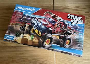 Playmobil 70549 pokaz kaskaderski monster truck klocki Lego rogacz dla chło