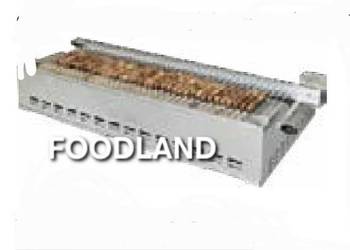 Grill na węgiel drzewny do szaszłyków z mechanizmem obrotowym (600)