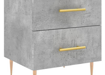 Szafka nocna szarość betonu 40x35x475 cm WM-827284
