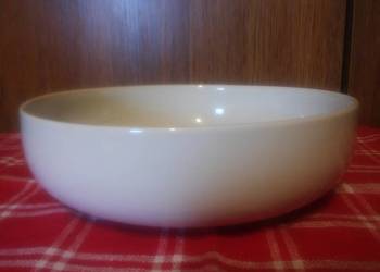 duża salaterka, miska,  biała porcelana