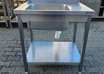 Zlew / Basen 1 Komorowy z Półką - 80/70/85 cm - M.1356 N