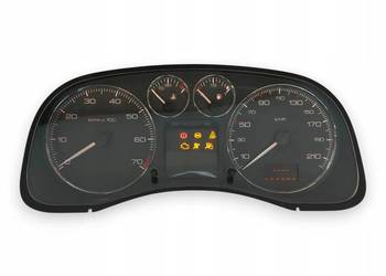 LICZNIK ZEGARY P9654485080 Peugeot 307 LIFT 1.6 16V Benzyna europa 05-09