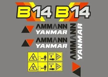 Naklejki oklejenie AMMANN YANMAR B14 Zamiennik