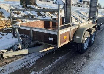 Przyczepka laweta samochodowa na minikoparkę Dmc 2T