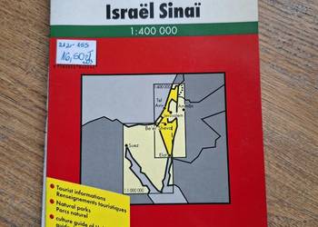 Israel Sinai 1:400 000 mapa