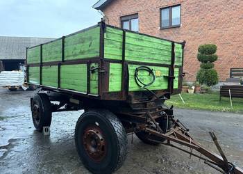 Przyczepa rolnicza kassbohrer 8t 10t 3 strony solidna rama tandem