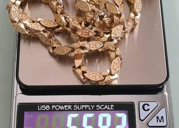 Nowy  złoty łańcuszek Cartier pr.585 60cm Nowy  złoty łańcuszek Cartier pr.585 60cm