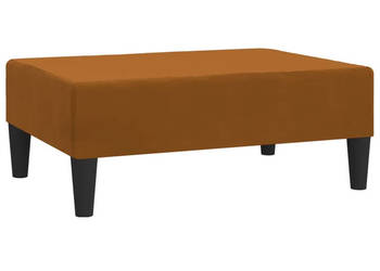 Podnóżek brązowy 78x56x32 cm tapicerowany aksamitem WM-337695