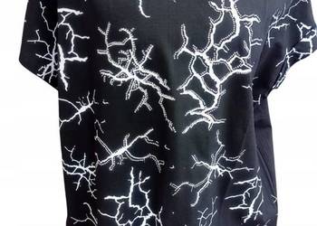 Luksusowa bluzka damska Cekiny, koronki, kamienie glamour biust 124cm