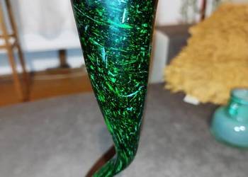 Świecznik szkło PRL