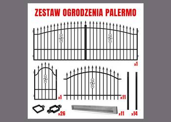 Ogrodzenie PALERMO 27 mb NOWE | brama + furtka
