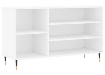 Szafka na buty wysoki połysk biała 102x36x60 cm WM-831406
