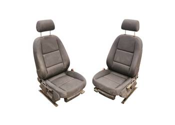 KMPL FOTELI FOTEL PRZÓD LEWY KIEROWCY + PRAWY PASAŻERA AUDI A4 B6 NIEBIESKI