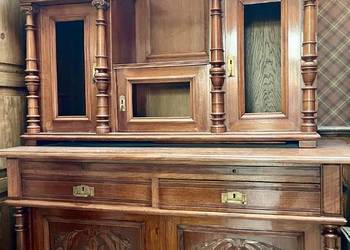 Komplet mebli eklektycznych przedwojenny, po renowacji