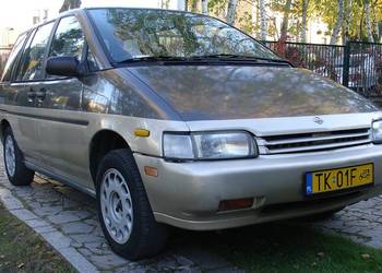 Nissan Prairie PRO M11, rok 1992, silnik CA20S, żółte blachy, klima