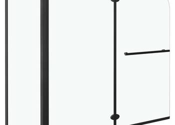 vidaXL Podwójnie składany parawan na wannę, ESG, 120x68x130 cm(SKU:147190)