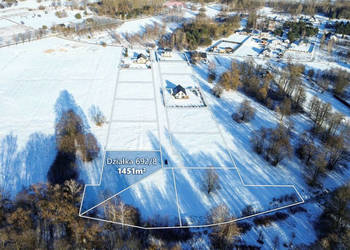Działka budowlana 1451m2 z WZ, gm. Jaktorów
