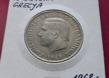 10 Drachm Grecja 1968 r. 10 Drachm Grecja 1968 r.