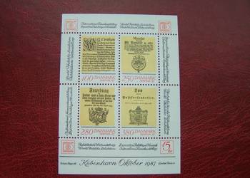 Dania 1976 MNH Wystawa HAFNIA 87    Cz Slania